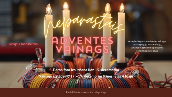 Aicina piedalīties konkursā "Neparastais Adventes vainags"
