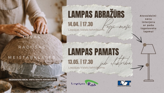 Info afiša - izstrādā savu dizaina lampu