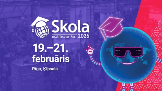 Jau nedēļas nogalē satiec mūs starptautiskajā izglītības izstādē “Skola 2026”!