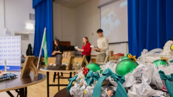 Svinīgā pasākumā apbalvo Ekopadomes konkursa ''Neparastais Adventes vainags'' dalībniekus