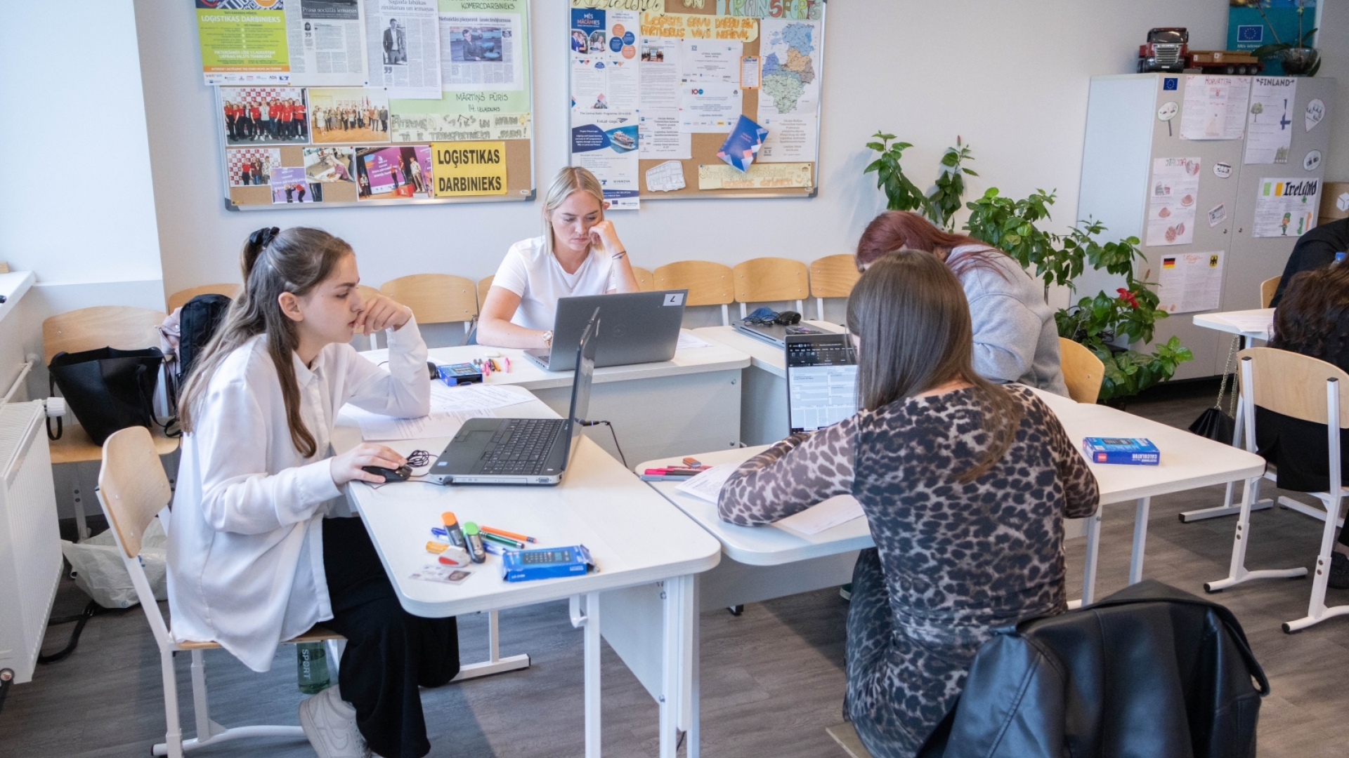 Topošo loģistikas darbinieku mācību stunda