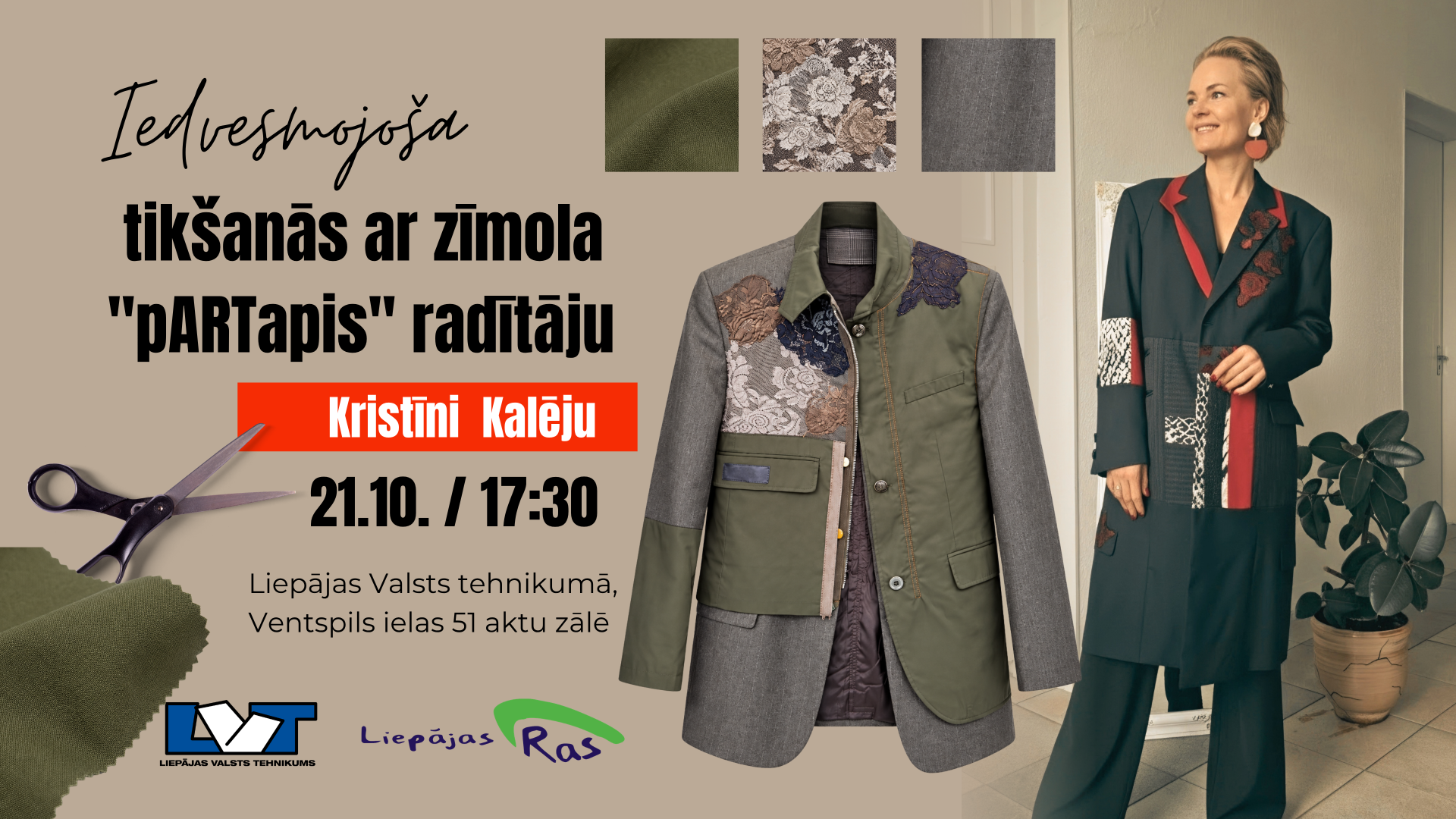 Zīmola "Pārtapis" afiša