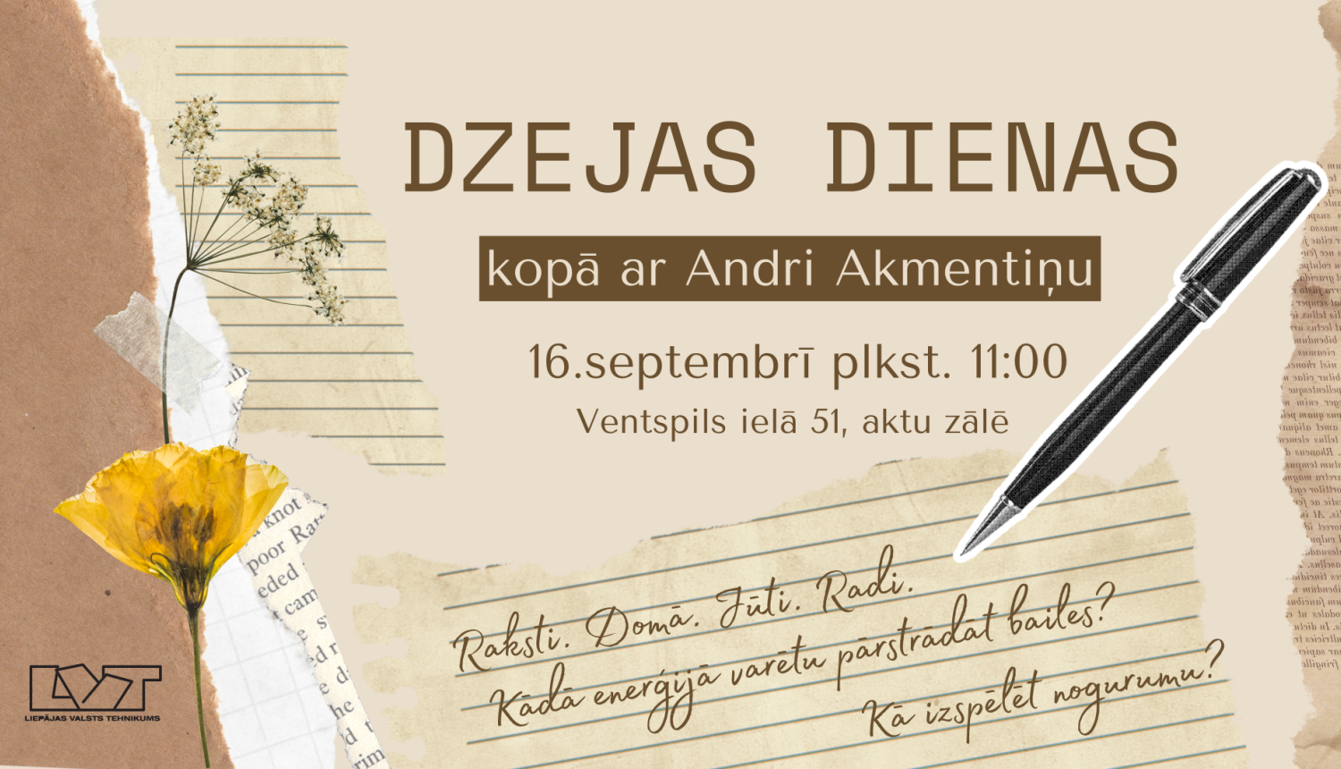 Dzejas dienu afiša